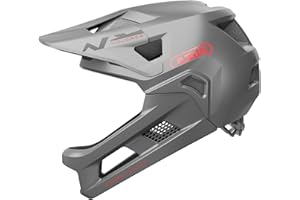 Abus MTB YouDrop FF - Casco Integral para niños y Adolescentes - para iniciarse en el Ciclismo de montaña - con mentonera extraíble