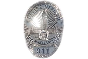 MAINLY METAL Spilla in metallo smaltato Lapd los Angeles Policeshield