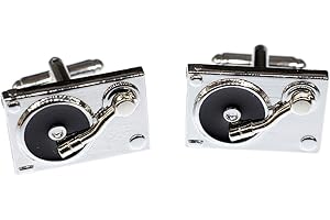 Turntables Cuff Links Cufflinks Miniblings Buttons DJ Music Record Player Records