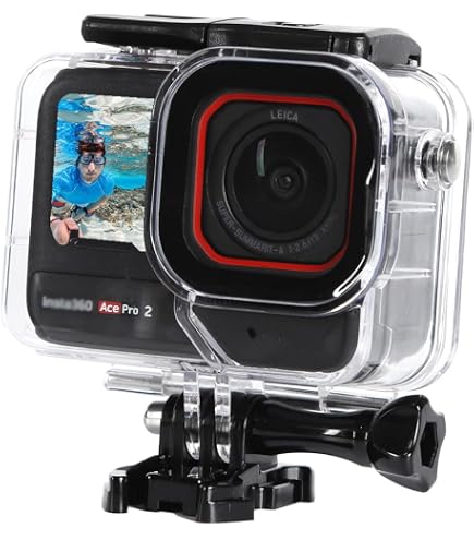 Boîtier étanche 60 M Pour Insta360 ACE Pro / ACE - Coque De Plongée Avec Support Et Verre Trempé - Pour Photos Et Vidéos Sous-marines