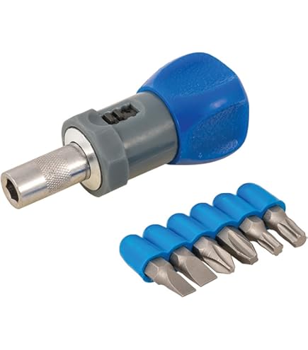 Punte Per Cacciaviti Elettrici 10 Punte Per Cacciavite Magnetiche SL5 - Testa Piatta 5mm In Acciaio S2 - Per Viti E Fai Da Te Punte Per Avvitatore Magnetico - Foto 6