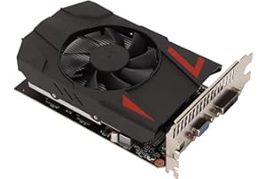 ZUNATE Cartes Graphiques pour Ordinateur, GTX 650 2 Go GDDR5 128 Bits PCIE X16 3.0 Cartes Graphiques de Jeu, HDMI, DVI, VGA, Ventilateur de Refroidissement Big Power, pour DirectX 12, pour Châssis D'ordinate