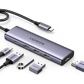 Ugreen Type-C to 4K/60Hz HDMI 3*USB 3.0 100W PD Power Input Multiplexer Hub Adapter