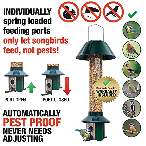Eichhörnchensichere Vogelfutterstation-Mix PestOff Seed feeder-Neuware - 2