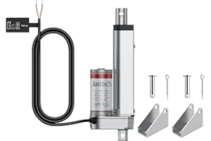 Justech Moteur à Actionneur Linéaire Heavy Duty 750N/160LBS 150mm DC 12V Actionneurs à Mouvement Linéaire pour Ouvre-Porte Électrique Voiture Automatique RV Machines Agricoles Industrielles Cargaison