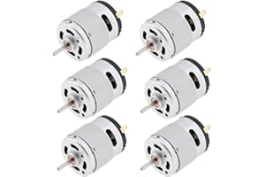 ChgImposs RS360 Motor DC 6 – 12 V 12000 – 24000 U/min, Mikromotor, Hochgeschwindigkeits-Kohlebürsten, mit Schutzring für Spielzeug, Haartrockner