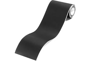 Vinabo Simili Cuir Autocollant 10 x 160 cm, Adhesif Reparation Canapé pour Réparation et Rénovation,Patch Auto-adhésif Rénovation en Cuir pour Siège Voiture, Bottes, Sac À Main-Noir