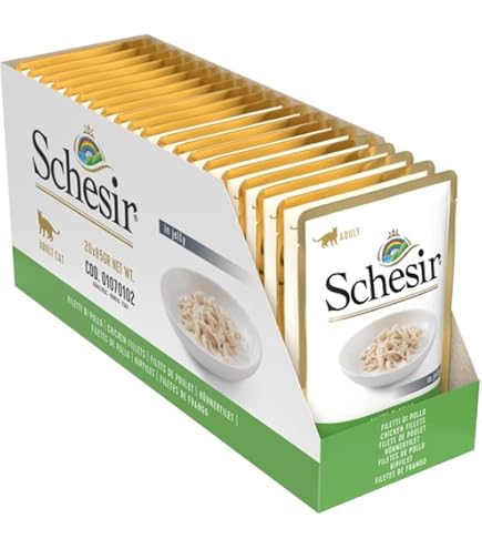 Schesir - Nourriture Humide Pour Chat Au Thon Et Jambon En Gelée - 8 Boîtes De 140g - Ingrédients 100% Naturels, Sans Cruauté - 2