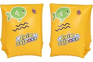 BESTWAY - Ramię Swim Safe Step C - Ramię - 32033N - Żółty - Winyl - 30 cm x 15 cm - Zabawka dla dzieci - Gra na świeżym powietrzu - Basen - Od 5 lat