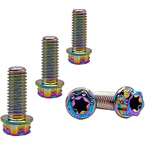 Bulloni Brugola In Offerta Bulloni In Titanio Con Testa Esagonale E Brugola - M6x18 Mm, Con Rondelle, Lotto Da 4 Pezzi Viti Esagonali Leggere