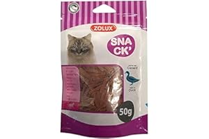 SNACK Zolux Mini lamelles au Canard pour Chat 50 g