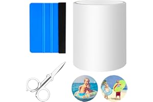 EKOCEV Kit de Reparación Piscina Autoadhesivo Impermeable al Agua 10 cm x 200 cm Parches para Piscinas Hinchables, Kit de Reparación de Colchón de Aire para Cama de Agua, Carpas con Lonas, Liner de Piscina