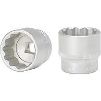 KS Tools Stecknuss 1/2 12-kant – 1 1/4 Zoll, Chrom Vanadium, Mit Kugelfangrille, Für Handbetrieb