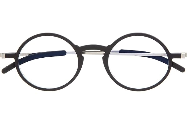 DIDINSKY Macba Round Lunettes de Lecture Rondes Ultraplates 17g | Monture ULTEM® + Acier Inox | Verres Antireflets Antirayures | Presbytie +1.0 à +3.0 | Anti Lumière Bleue