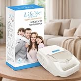 Life Net Medikal Kompres&ouml;rl&uuml; Nebulizat&ouml;r Cihazı Buhar Makinası Kapaklı Handyneb Plus