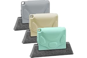 Pinsheng 3PCS Cepillo de Limpieza Creativo, Cepillo De Limpieza De Ventana, Cepillo de Limpieza Creative Groove, Limpia rápidamente Todas Las Esquinas