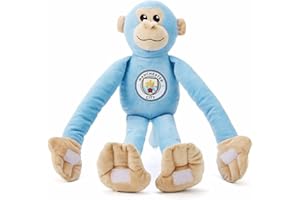 THE GIFT SCHOLARS Manchester City FC Offizieller Plüsch-Affe, 47 cm, hängendes Plüschtier, für Erwachsene und Kinder