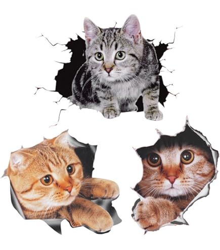 Giochi Per Gatti Adesivo Vinile Decalcomania Gatto Grasso Carino - Per Auto, Finestre, Pareti, Marca Oracal, Fatto In USA Adesivo Vinile Gatto Grasso - Foto 11