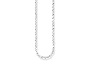 Thomas Sabo Damski łańcuszek na szyję, srebro wysokiej próby 925, długość 40 cm, Srebrny, cod. KE1348-001-12-L40