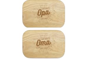 KIXY Planchette pour petit-déjeuner Beste Oma und Opa (Set)