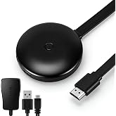 4K Wireless HDMI Display Adapter, Miracast Display Adapter, Wireless WiFi Dongle for iPhone/iPad/Android/iOS Screen Mirroring