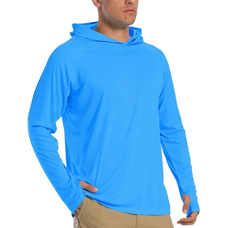 Gill Men's UV Tec Hoody Size M - 50+ UPF Sun Protection Quick-Dry Hoodie For Water Sports