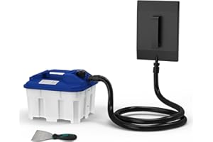 VLOXO 2300W Wallpaper Steamer Stripper 4.5L Tank Wallpaper Remover 70-Minute Max Continuous Steam Wallpaper Steamer for Vinyl, Multi-Layered, Painted, Textured Coatings with Wallpaper Scraper-Blue