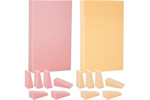 Sibba 48 gąbek do makijażu, blender Shape, aplikator, zestaw do podkładu, wielokrotnego użytku, nielateksowe środki czyszczenia twarzy