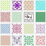 Tamaño grande ----- El tamaño de las plantillas de mandala es de 7.9 x 7.9 pulgadas (20 x 20 cm). El tamaño es perfecto para su uso diario.