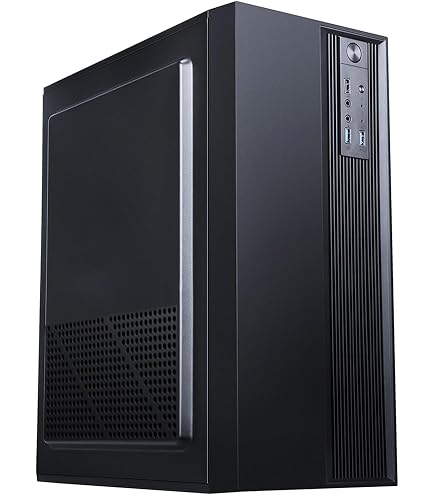 Case Per PC ITEK WINCO Middle Tower ATX | Con Alimentatore Da 500W Integrato, 2 Porte USB 3.0 | Supporto Schede Madri ATX/mATX, Design Elegante