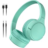 Belkin SoundForm Mini &Ccedil;ocuk Kablosuz Kulaklık &ndash; Dahili Mikrofon, 30 Saat &Ccedil;alma, Eğlenceli &Ccedil;ıkartmalar, Okul, Seyahat, iPhone,