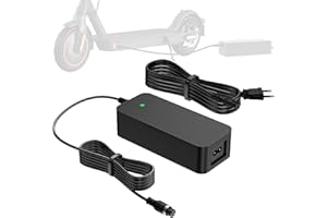 AISSOM 54.6V 1.5A Chargeur de Batterie de Trottinette,12mm Chargeur Velo Electrique,Chargeur Trottinette Electrique pour Kugoo M4/Kugoo M4 Pro/hitway h5 /hitway h5 Pro,Vélos Électrique