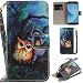 Produktbild Ooboom® Samsung Galaxy J5 2017 Hülle Flip PU Leder Handy Tasche Case Cover Schutzhülle Wallet Standfunktion Kartenfach für Samsung Galaxy J5 2017 - Eule