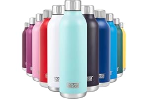 Polar Gear Stainless Steel Water Bottle - 500ml Vacuum Insulated Metal Water Bottle, Double Wall, Leakproof Drinks Bottle - 12H Hot, 24H Cold - Perfect for Work, Travel, Sports, Gym - Mint Green
