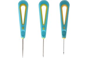 TINOALY 3 Pz Stoppini ad Ago Perforato per la Fabbricazione di Candele, 3 Stili Di Stoppini per Candele Strumenti per la Perforazione di Stoppini per Candele per la Fabbricazione di Stampi in Silicone