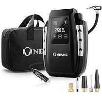 Compressore Aria Portatile Per Auto - 150PSI, Batteria 6000mAh, Display Digitale E Luce LED - Gonfia Pneumatici In Pochi Minuti - Foto 2