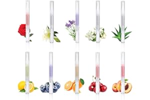 Veroa 10Pcs Cuticle Oil Pen,for Cuticle Care Mixed Flavors Natural Ingredients Nail Oil Pen,With Soft Brush Prevent Dry Cracking and Hangnails Cuticle Oil for Nails,Vegan