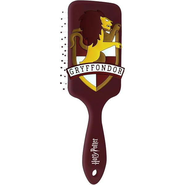 Harry Potter Haarbürste Zum Entwirren – Ergonomischer Griff Aus Silikon, Offizielles Hogwarts-Zubehör, Für Alle Haartypen