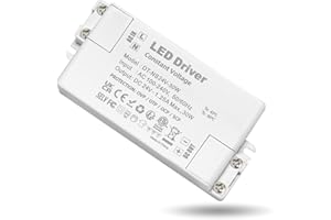 ZAKVOP Alimentatore 24v 1.25A, Trasformatore 220V 24v 30w, Trasformatore LED AC a DC, led driver 24V, per G4, GU5.3, MR11, MR16, Lampade LED, Non dimmerabile, non sfarfallante, non rumoroso