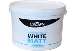 CROWN Emulsion Brilliant White 10 Litre 10 Litre Matt