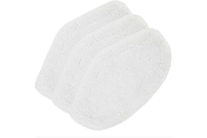 KLOP256 3 Pièces Serpillere Remplacement pour Polti Vaporetto Brosse Vaporforce, PAEU0332, SV440, Serpillière Balai Vapeur Microfibre Remplacement pour POLTI