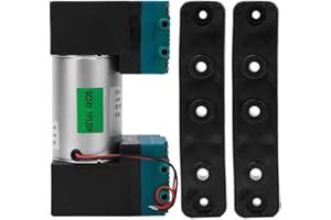 VIKYE Pompa per vuoto, DC12V/DC24V/AC220V -90~350kpa 24W 10~20L/min Grande flusso a basso rumore Mini pompa per vuoto Parti industriali Lunga durata utile(DC 24V)