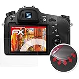 atFoliX Schutzfolie kompatibel mit Sony DSC-RX10 III Folie, entspiegelnde und Flexible FX Displayschutzfolie (3er Set)
