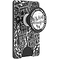 PopSockets: PopWallet+ with Integrated Swappable PopTop for Smartphones and Tablets - Glow in the Dark Marauder's Map