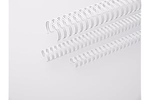 Renz Binding Wires 3:1 34 Loops for 90 Sheets 11mm A4 White