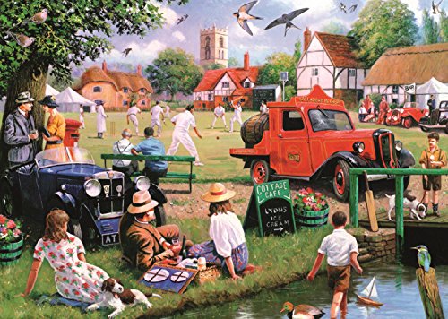 Falcon de luxe The Village Green Jigsaw Puzzles in one Box (4 x 1000-Piece)