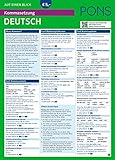 Image de PONS Kommasetzung auf einen Blick Deutsch - Alle Komma-Regeln zum Nachschlagen! (PONS Auf einen Blic