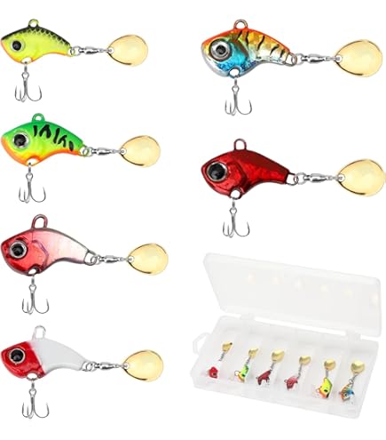 Shaddock Lot De 12 Leurres Artificiels Pour Truite, Spinner - Avec