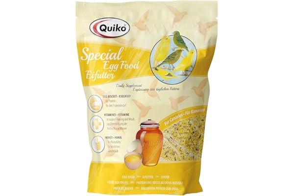 Nourriture aux Oeufs Quiko Special 1kg - Nourriture aux Oeufs pour canaris et canaris postiches