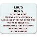 Produktbild Schreibtisch-Lou'I'm a millionaire, später Verlierer! Joke E-Mail Betrügereien Design, Name personalisierbar-Premium-Mousepad (5 mm Dicke)